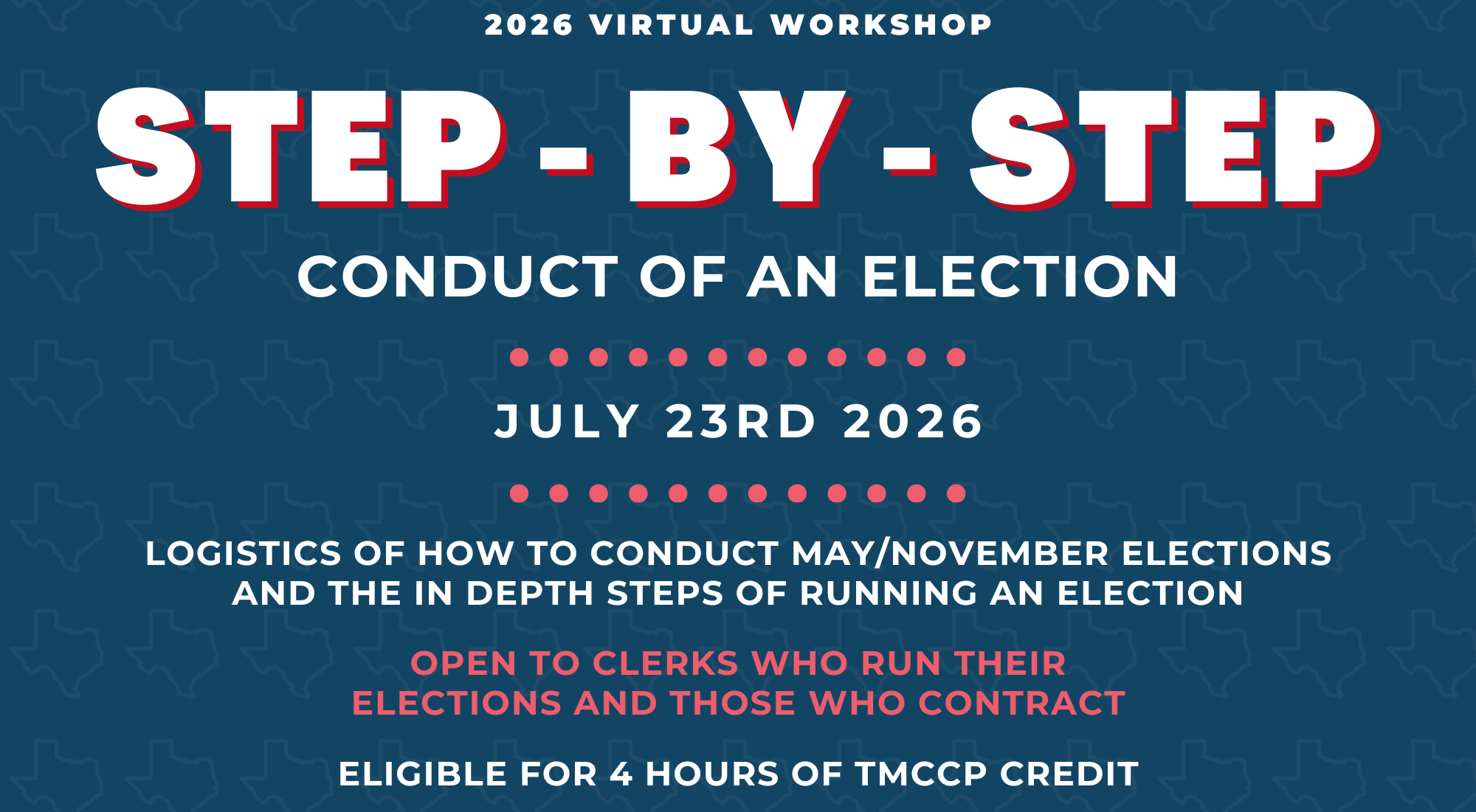 Step by Step: Conduct of an Election